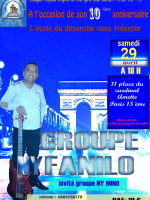 Ny fanilo‍ 10è anniversaire - Paris 15ème