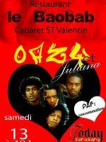 Oazy et Juliana - cabaret Saint-Valentin au Restaurant Le Baobab