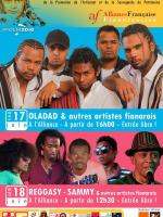 Oladad, Reggasy, Sammy & autres artistes fianarois - en concert à l'Alliance Française de Fianarantsoa