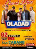 Oladad en concert La Cabane Live