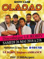 Oladad en show case Le Robiv