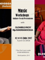 Olombelo ricky‍ avec Rija Randrianivosoa‍ - en concert Bordeau