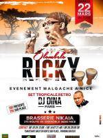 Olombelo Ricky avec Dj Dina à Nice