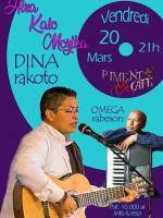 Omega Rabeson & Dina Rakoto hira kalo mozika Piment Café Behoririka