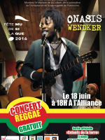 Onasis Wendker - fête de la musique - Alliance Française de Diégo