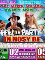 One Lio, Lamtah, Joyce Mena Makoa, Basta Lion - Feel in party In Nosy Be à Dzamandzar Bar kris Kias