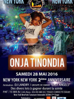 Onja Tinondia en concert au new York New York Tamatave
