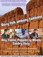 Ony Rakotomalala, Fanilo Poppin's, Mbola Talenta, Zandry Gasy reçu folk Anbon tamboho Tranompokonolona Arivonimamo