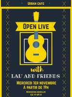 Open live with Lal & Friends‍ - Urban Café Antsahabe‍