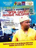 Open-Gasy - Musique malgache avec Charles Kely au Théâtre du temps Paris