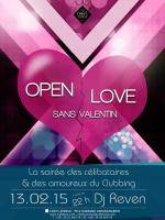 Open love sans valentin - la soirée des célibataires et des amoureux du clubbing avec Dj Raven au