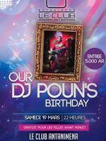 Our Dj Poun's Birthday au Club Antanimena