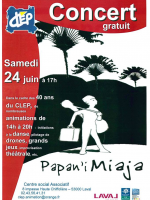 Papan'i Miaja‍ en concert Centre social Associatif Laval
