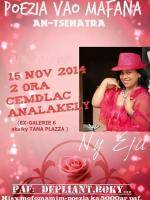 Poezia vao mafana an-tsehatra avec Ny Eja au CEMDLAC Analakely