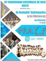 Pray'F‍ en live - Assemblée de Dieu Ivato