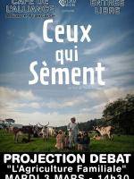 Projection débat - Ceux qui sèment au Café de l'Alliance