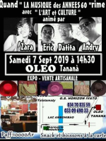 Quand "La musique des années 60" rime avec l'Art et Culture - Zara R‍ Eric Rakotoary‍ Datita Rabeson‍ - Oleo Tanana Talatamaty‍