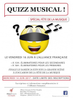 Quiz musical fête de la musique - AF - Fort-Dauphin‍