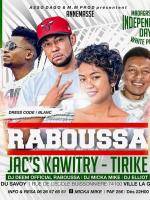 Raboussa, Jack's Kawitry, Tirike madagascar independance day party white party Salle du Savoy Ville La Grand