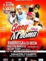 Raboussa et Dj Deem à Vichy Gasy M'Sôma - Salle polyvalente