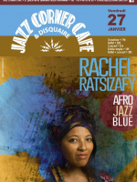 Rachel Ratsizafy afro jazz blue - Jazz Corner Cafe & Disquaire - Sommières - France‍