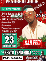 Rah Fely‍ en concert au  Resto Feno-Hira Karaoke 67ha‍