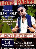 Rah-Fely - love party Saint-Valentin au Nova Club Mahanoro