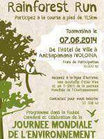Rainfores Run Course à pied de 11,5 km de l'hotel de ville à Antsapanana Ivoloina