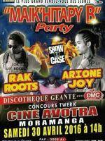Rak Roots & Arione Joy au Cine Avotra Moramanga "Maik'Hitapy B" Party
