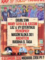 Rap sy tolo-tanana - Casc PK Zero Soarano (Madarail)‍ avec Doubl'e'nn‍, Mamy Saya‍, Al Kassim‍, Laz‍, Psykopasy‍, Mason'Aloka 301, Archi-Teck‍ , Buddha El Taga‍ & Ti-Ah