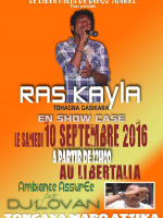 Ras Kayla en concert au Libertalia Diégo Suarez