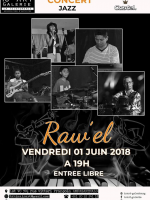 Raw'El en concert Is'Art Galerie‍