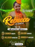 Rebecca en show case Cabanon Andapa - Millenium Discothèque Ampanefena - Baladin Sambava - Bamboula - Antalaha