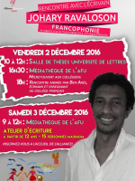 Rencontre avec l'écrivain Johary Ravaloson‍ - AF - Alliance Française de Toliara‍
