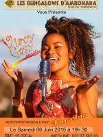 Rencontre musicale avec Eusebia à l'Hotel restaurant Les Bungalows d'Ambonara Nosy-Be