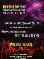 Réveillon - Tranompokonolona Mahitsy - Analamanga - Madagasikara‍