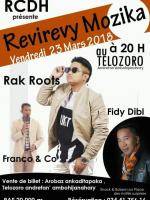 Revirevy mozika avec Rak Roots, Fidy Dibl, Franco Restaurant Telozoro