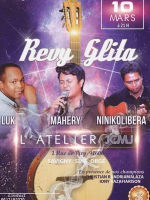 Revy glita avec Luk‍ , Mahery‍ & Nini Kolibera‍ - L'Atelier - Savigny-Sur-Orge - France‍