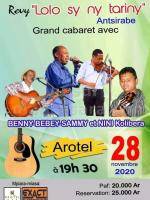 Revy Lolo sy ny tariny grand cabaret Benny, Bebey, Sammy, Nini Kolibera Arotel Antsirabe