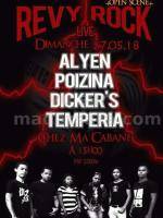 Revy Rock live Open scène avec Alyen, Poizina‍ , Dicker's, Temperia - Resto Ma Cabane Béryl Rose Toamasina‍