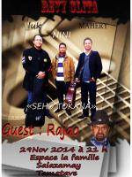 Revy Glita avec Luk, Nini et Mahery à l'espace la Famille Salazamay Tamatave