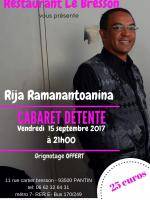 Rija ramanantoanina cabaret détente Le Bresson Pantin