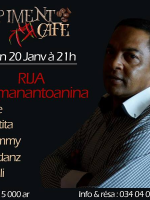 Rija ramanantoanina‍ en concert au Piment Café Behoririka‍