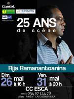 Rija Ramanantoanina 25 ans de scène au CCESCA