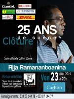 Rija Ramanantoanina - cloture de 25 ans de scène à l'Hotel Carlton