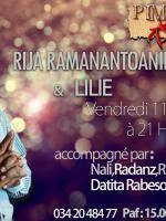 Rija Ramanantoanina et Lilie accompagnée par Nali, Radanz, Rivokely et Datita Rabeson en concert au