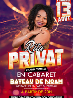 Rita Privat‍ en cabaret - Bateau de Noah Morafeno