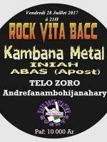 Rock vita bacc avec Kambana Metal, Iniah, Apost au Restaurant Telozoro