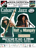 Rolf‍ & Imiangaly‍ - cabaret jazz Pavillon de l'Emyrne - Isoraka