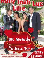 Rolly, Inah, Luk et Lilie "Fo tena tia" en concert au Sk Melody